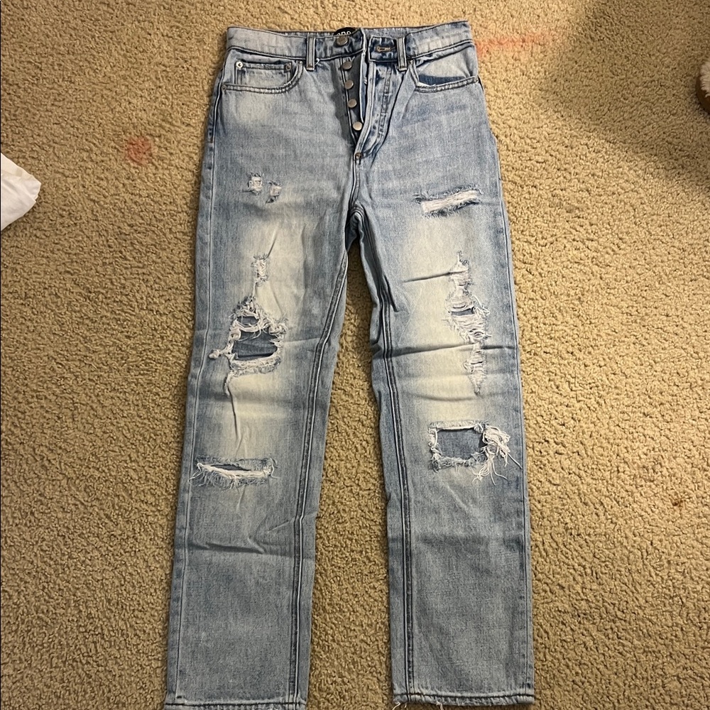 BDG Light Blue Distressed Skinny Jeans